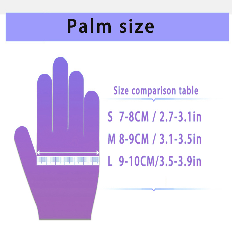 10/50/100/200 個の使い捨てニトリル手袋、タトゥ - Medical Gloves のレビューと価格