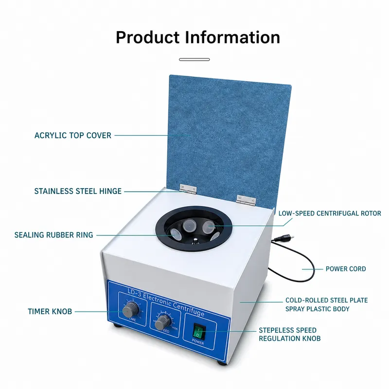 実験用電動遠心分離機 50mlチューブ6本用 4000rpm - Xlab Medical のレビューと価格
