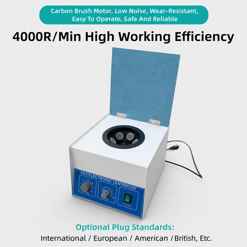 実験用電動遠心分離機 50mlチューブ6本用 4000rpm - Xlab Medical のレビューと価格