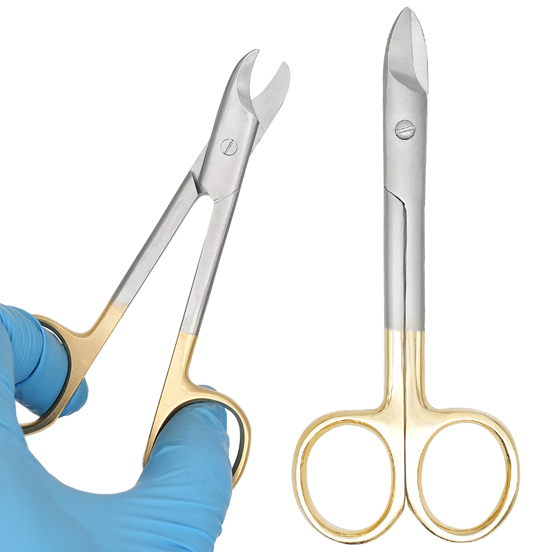 1pc 歯科外科用はさみストレート/カーブチップゴールデンハ - Medical Scissors のレビューと価格