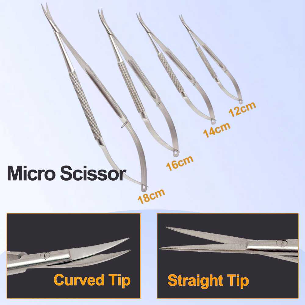 ​ 1 個マイクロはさみ歯科マイクロカストロビエホ角膜はさみ - Medical Scissors のレビューと価格