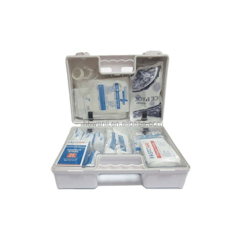 25人用救急キット、耐久性のある防水ハードケース、持ち運び用 - First Aid Kit のレビューと価格