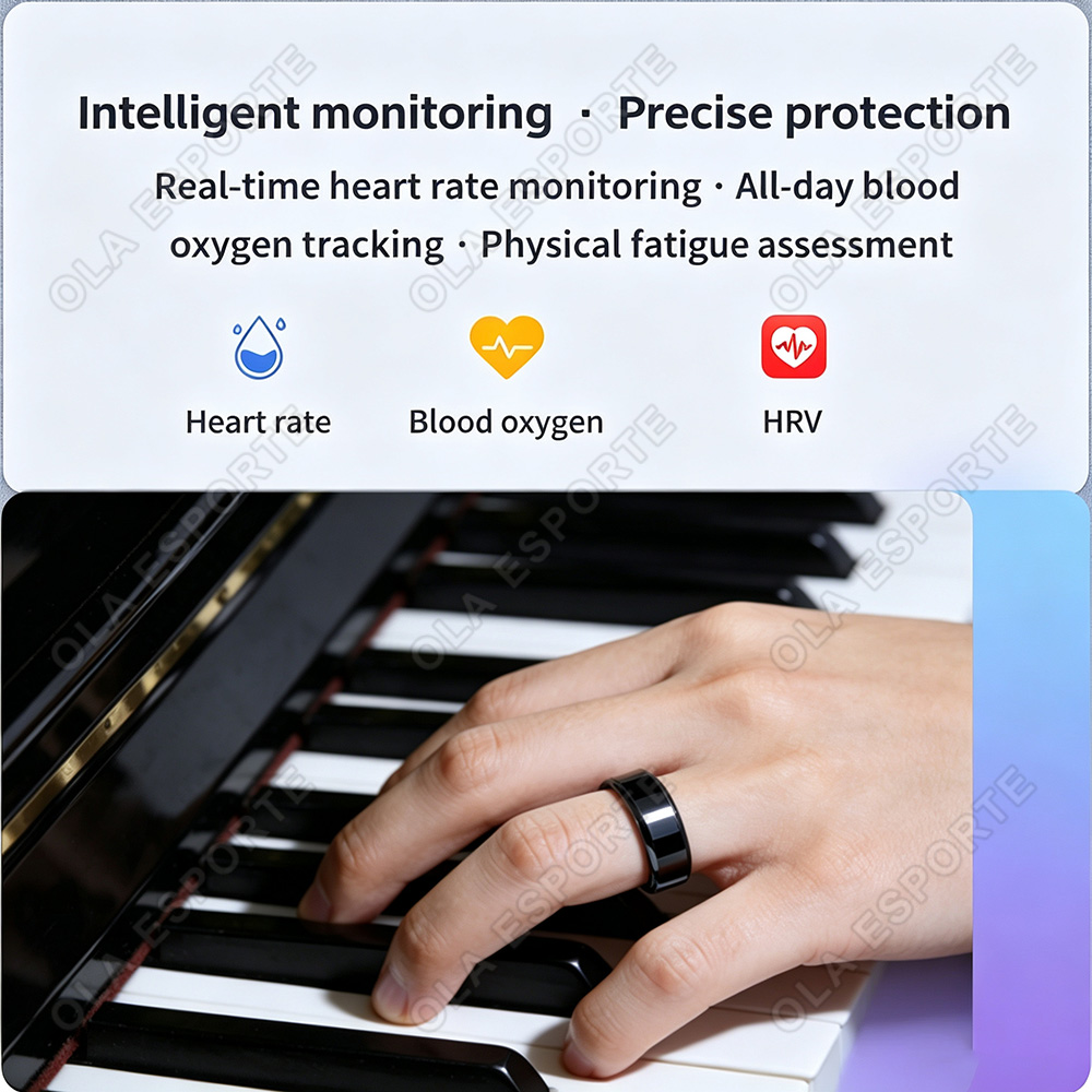 セラミック製スマートリング。心拍数、血中酸素濃度、睡眠をモニ - Blood Pressure Monitor のレビューと価格
