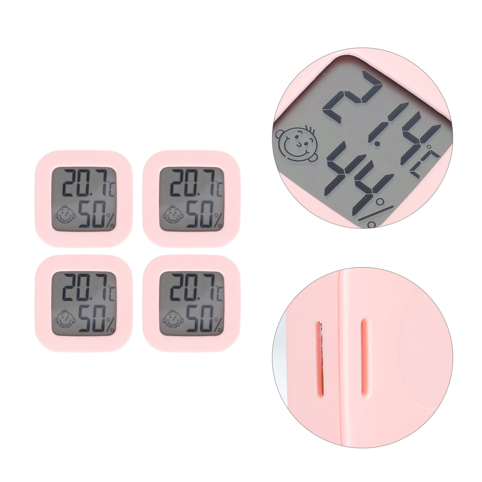 4個入り デスクトップ用 温湿度計 デジタル式 室内温度・湿 - Thermometer Digital のレビューと価格