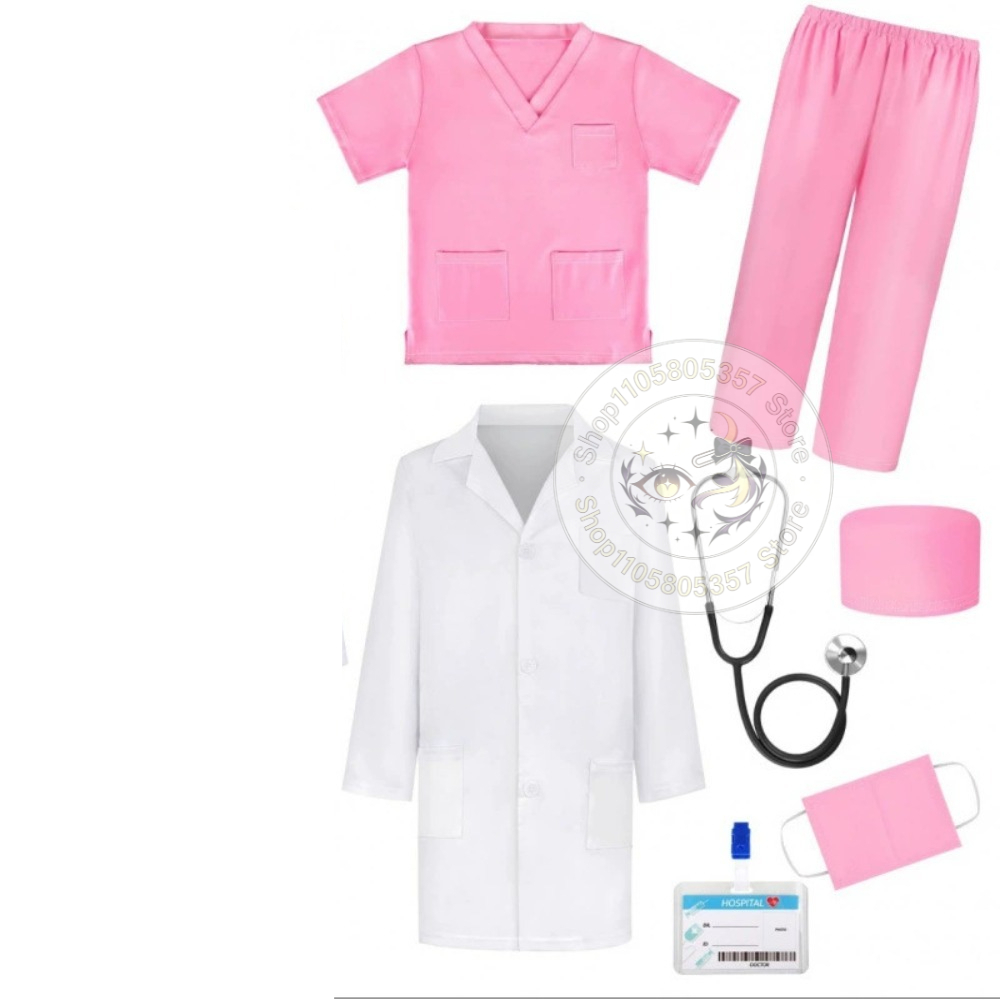 医者ごっこ用コスチューム、白い医者服、看護師の制服、聴診器、 - Stethoscope のレビューと価格