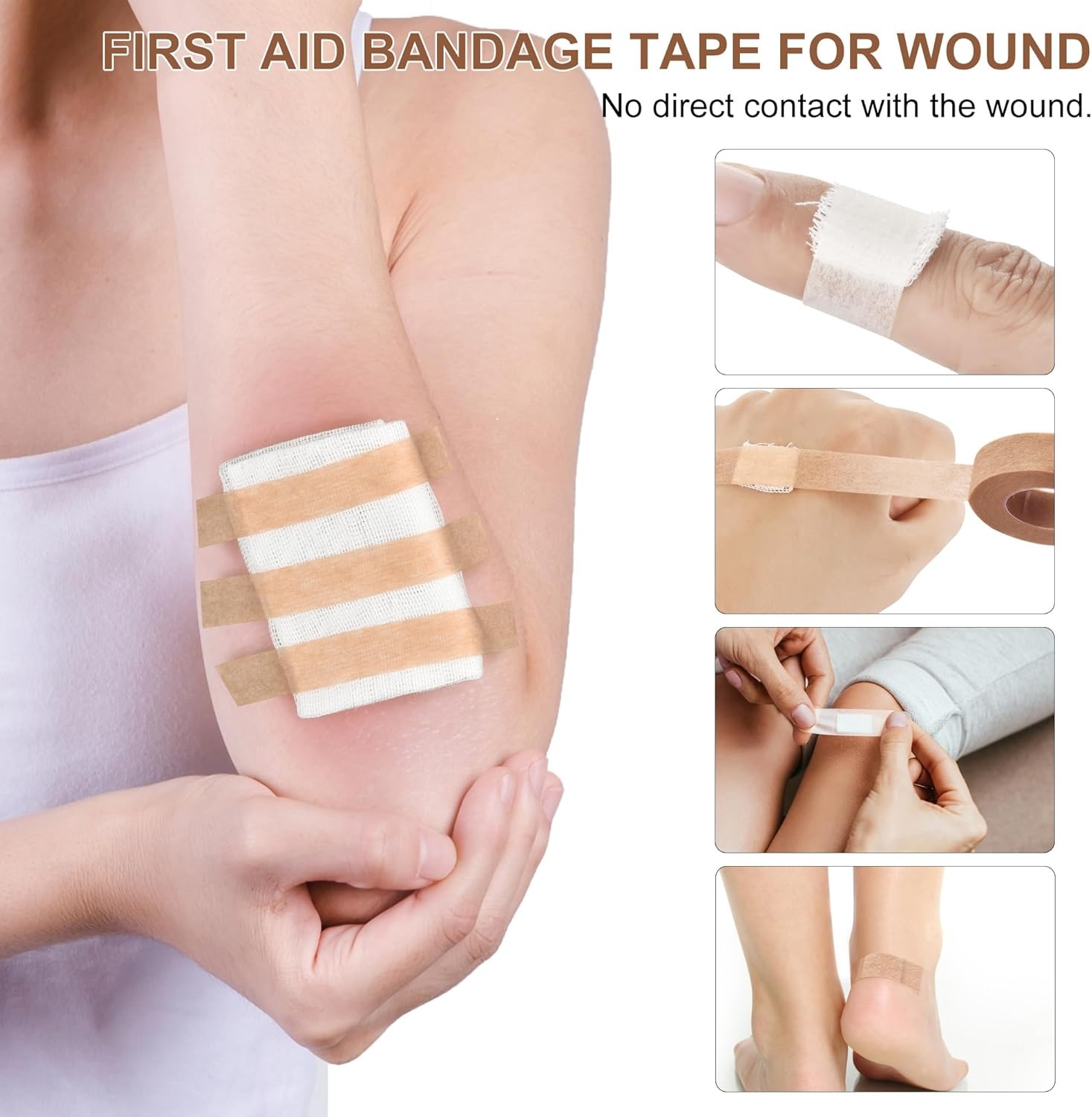 鼻形成術用鼻テープ2ロール、鼻整形用包帯、マイクロポア薄型鼻 - Medical Tape のレビューと価格
